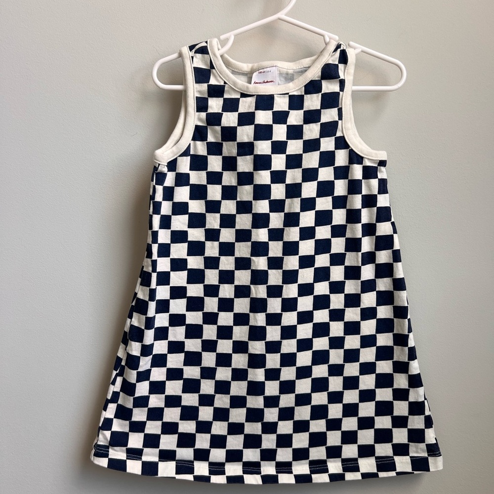 Hanna Andersson Girls Sleeveless Tank Top Dress